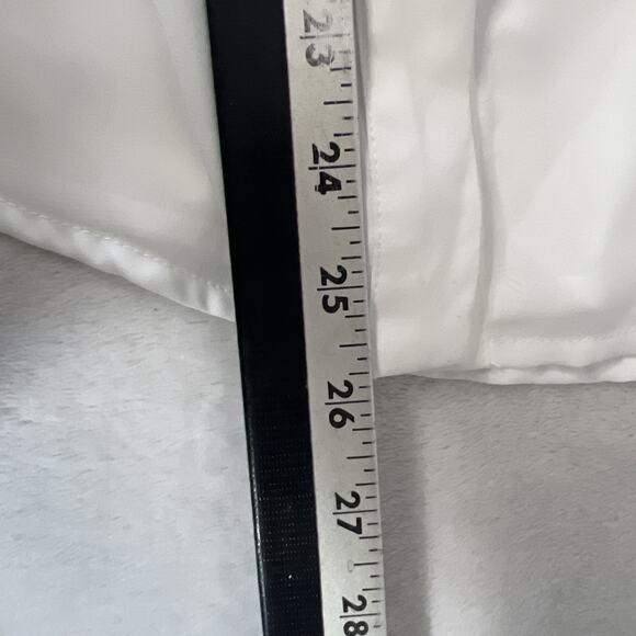 Lulus Womens XS Sleeveless White Button Up Collared Lined Top Blouse Casual - Picture 9 of 10